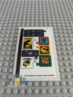 Lego Jurassic World STICKER SHEET ONLY for set 75934 Dilophosaurus on the Loose