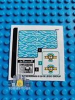 Lego Super Heroes STICKER SHEET ONLY for Lego set 76129 Hydro-Man Attack - New