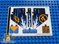 Lego Ninjago STICKER SHEET ONLY for Lego set 71752 Ninja Sub Speeder - Brand New