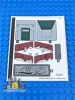 Lego Star Wars STICKER SHEET ONLY for Lego Set 75312 Boba Fetts Starship - NEW