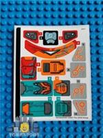 Lego Super Heroes STICKER SHEET for set 76194 Tony Starks Sakaarian Iron Man