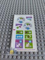 Lego Friends STICKER SHEET ONLY for Lego set 41007 Heartlake Pet Salon - New