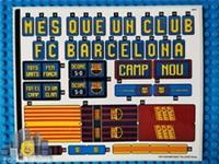 Lego Creator Expert STICKER SHEET ONLY for Lego Set 10284 Camp Nou FC Barcelona