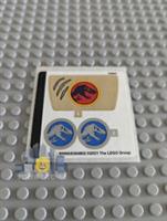 Lego Jurassic World STICKER SHEET ONLY for Set 76941 Carnotaurus Dinosaur Chase