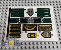 Lego Super Heroes STICKER SHEET for Lego set 76195 Batcave: The Riddler Face-off