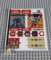 Lego Ninjago STICKER SHEET ONLY for Lego set 40429 Ninjago World - Brand New