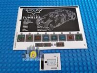 Lego Super Heroes STICKER SHEET 1 and 2 for Set 76240 Batman Batmobile Tumbler