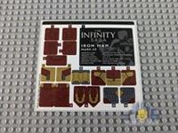 Lego Super Heroes STICKER SHEET ONLY for Lego Set 76206 Iron Man Figure - New