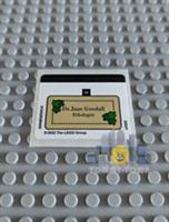 Lego Brand Store Model STICKER SHEET ONLY for set 40530 Jane Goodall Tribute