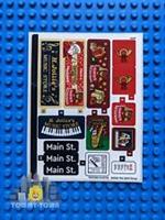 Lego Creator Expert STICKER SHEET ONLY for set 10308 Holiday Main Street - NEW