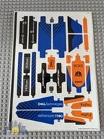 Lego Technic STICKER SHEET 2 ONLY for 42141 McLaren Formula 1 Race Car VERSION 2
