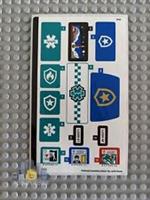 Lego Town City STICKER SHEET ONLY for Lego set 60371 Emergency Vehicles HQ NEW