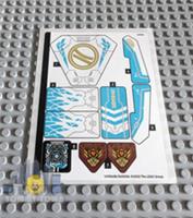 Lego Ninjago STICKER SHEET ONLY for 71791 Zane's Dragon Power Spinjitzu Race Car