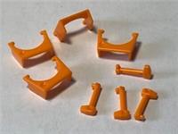 LEGO Star Wars 8 parts ORANGE VISORS & MICROPHONE FROM 75359