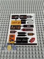 Lego Creator Traffic STICKER SHEET ONLY for Lego set 10304 Chevrolet Camaro Z28