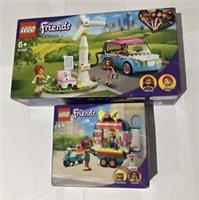Lego Friends #41443 Electric Car and #41719 Mobile Fashion