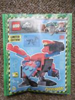 LEGO POLYBAG DINOSAUR JURASSIC WORLD PYRORAPTOR 122329 LTD ED BNIP SEALED