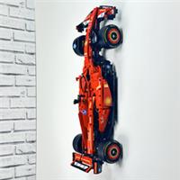 Brick Nest Vertical Wall Mount Comaptible with Lego Ferrari SF-24 F1 Car 42207 S
