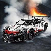 1580+Pcs 1:10 Building Blocks Car Technic Race Car Block Set Porsche Without Box