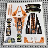 Lego Space Mars Mission STICKER SHEET ONLY for set 7690 MB-01 Eagle Command Base