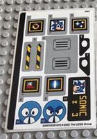 Lego Ideas STICKER SHEET 1 for set 21331 Sonic the Hedgehog - Green Hill Zone
