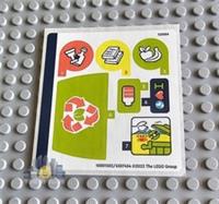 Lego Friends STICKER SHEET ONLY for Lego set 41712 Recycling Truck