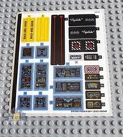 Lego Super Heroes STICKER SHEET ONLY for Lego set 70909 Batcave Break-In
