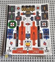 Lego Technic STICKER SHEET ONLY for Lego set 42180 Mars Crew Exploration Rover
