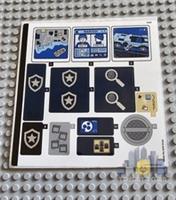 Lego City Police STICKER SHEET ONLY for set 60418 Police Mobile Crime Lab Truck