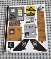 Lego City STICKER SHEET ONLY for Lego set 60419 Police Prison Island