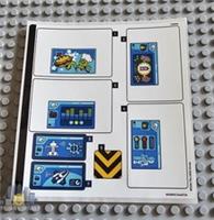Lego City Space STICKER SHEET ONLY for set 60434 Space Base and Rocket Launchpad