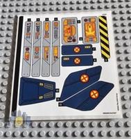 Lego Super Heroes STICKER SHEET ONLY for Lego set 76281 X-Men X-Jet