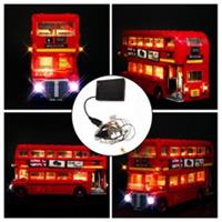 LED Light Lighting USB Kit ONLY For Lego London Bus 10258 Bricks Building Toy！