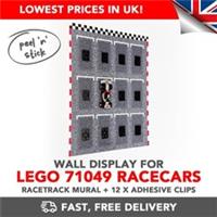 Display for LEGO F1 Formula One (71049) Mini Racecars - 12 Clips + Starting Grid