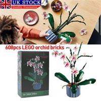 *NEW* 10311 MOC Orchid Building Blocks 608pcs Botanical Collection Plant Gift UK
