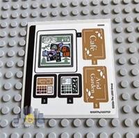 Lego Ideas STICKER SHEET ONLY for Lego set 21353 The Botanical Garden