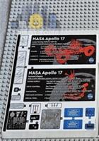 Lego Technic STICKER SHEET 1 ONLY for set 42182 NASA Apollo Lunar Roving Vehicle
