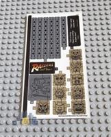 Lego Indiana Jones STICKER SHEET ONLY for Set 77015 Temple Of The Golden Idol