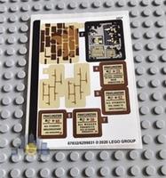 Lego Harry Potter STICKER SHEET ONLY for set 75966 Hogwarts Room Of Requirement