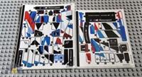 Lego Speed Champions STICKER SHEET 1 & 2 for 76922 BMW M4 GT3 & BMW M Hybrid V8