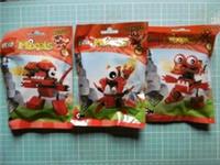 LEGO MIXELS SET OF 3 SERIES 4 RED FLAMZER 41531 MELTUS 41530 BURNARD 41532 BNIP