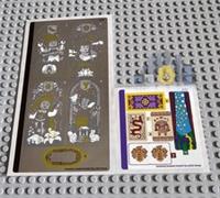 Lego Disney STICKER SHEET 1 & 2 ONLY for Lego Set 43222 Disney Castle