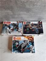 LEGO Star Wars: Battle Packs x3 - 75197 + 75267 + 75207 - New + Complete