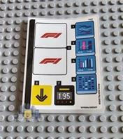 Lego City STICKER SHEET ONLY for set 60443 F1 Pit Stop & Pit Crew & Ferrari Car
