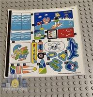 Lego Friends STICKER SHEET ONLY for Lego set 41737 Beach Amusement Park