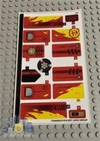Lego Ninjago STICKER SHEET ONLY for Lego Set 71737 X-1 Ninja Charger