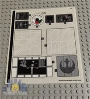 Lego Star Wars STICKER SHEET ONLY for Lego Set 75365 Yavin 4 Rebel Base