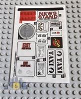 Lego Super Heroes STICKER SHEET 2 ONLY for Lego set 76178 Daily Bugle - New