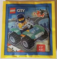 Lego City Stuntman with Quad Bike 952308 Paper bag BNIP