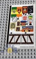 Lego Harry Potter STICKER SHEET 1 ONLY for set 75980 Attack On The Burrow